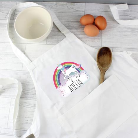 Personalised Unicorn Childrens Apron Extra Image 2
